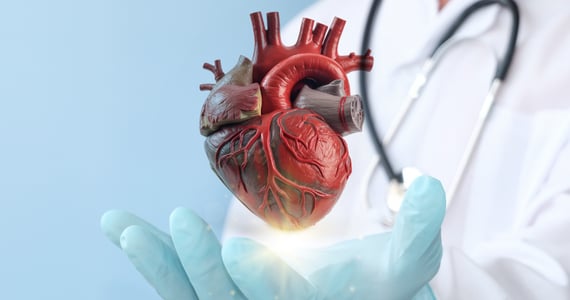 Doctor showing a patient results on a tablet.